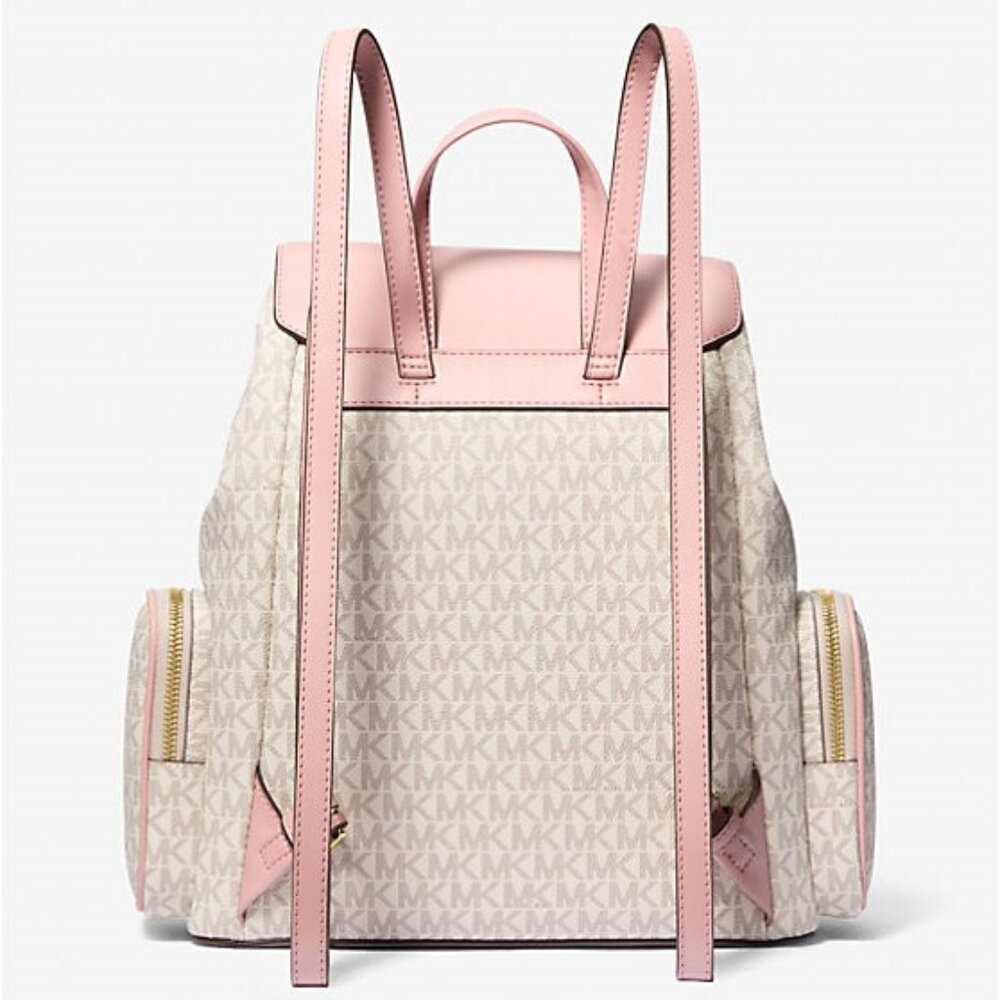 NWT Michael Kors Jet Set Large Logo Backpack - Picture 2 of 5